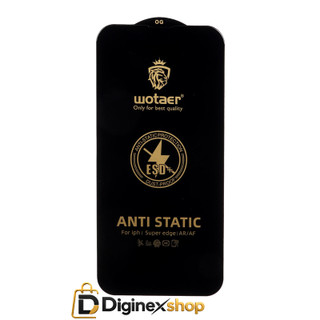 گلس گوشی آیفون شیشه ای Wotaer آنتی استاتیک Full Cover ESD Anti Static اورجینال برای iPhone 13 / 13 Promax
