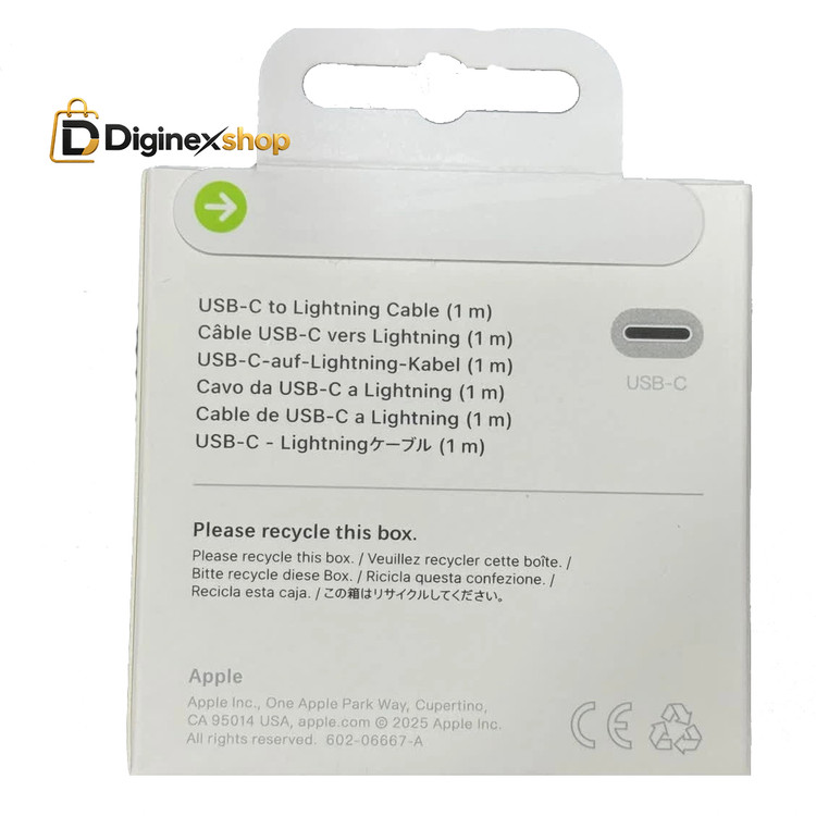 کابل تبدیل USB-C به لایتنینگ مدل PD / اورجینال