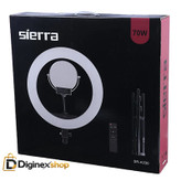 رینگ لایت عکاسی17.5 اینچ Sierra-A330 به همراه سه پایه + کیف،آیینه + هولدر گوشی و ریموت