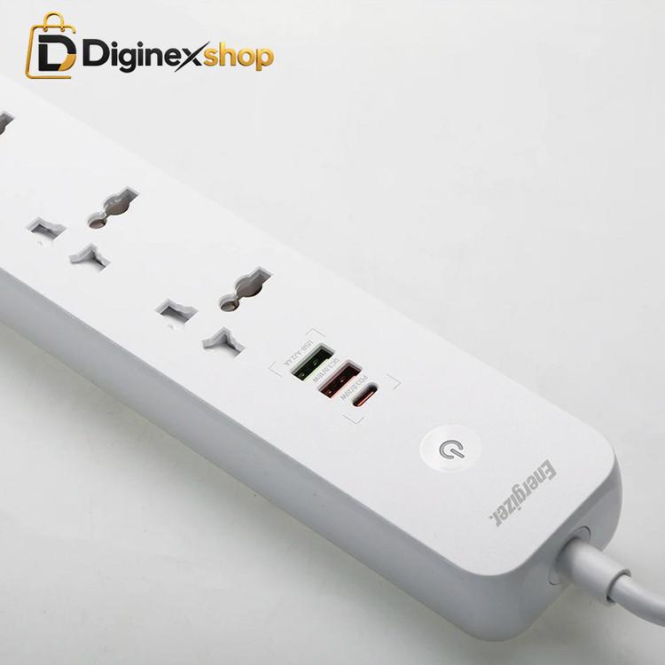چندراهی برق انرجایزر مدل EPB2504EU با ۵ خروجی