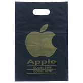 نایلون دستهدار طرح Apple سایز 35×25 سانتیمتر | بسته 1 کیلویی