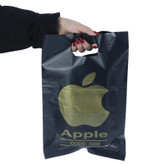 نایلون دستهدار طرح Apple سایز 35×25 سانتیمتر | بسته 1 کیلویی