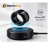 حلقه هوشمند یسیدو YESIDO مدل IO36 سایز 12 با نمایشگر LCD و شارژ بیسیم | مناسب هدیه