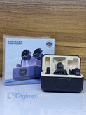 میکروفون یقه ای بیسیم 2.4G دو نفره با کیس شارژ و نمایشگر دیجیتال