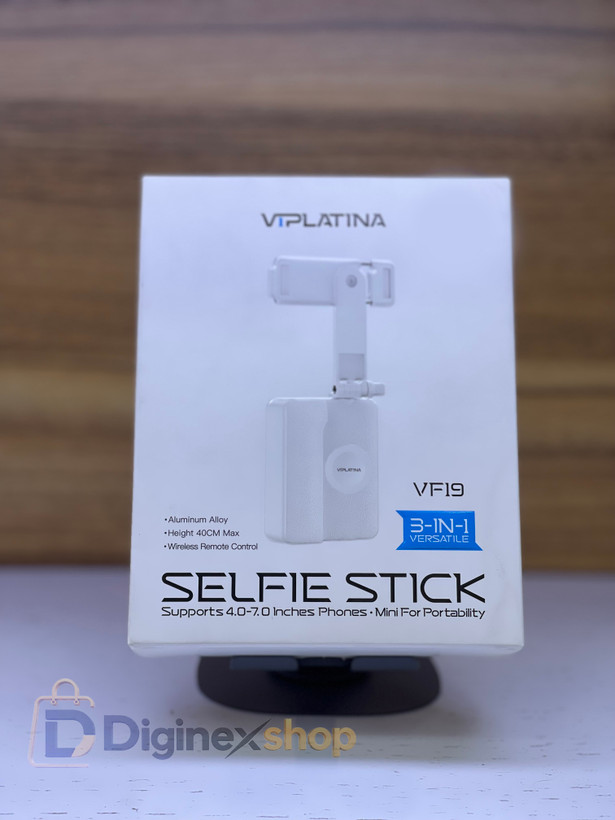 مونوپاد سلفی و پایه رومیزی VIPLATINA مدل VF19 با ریموت بلوتوثی
