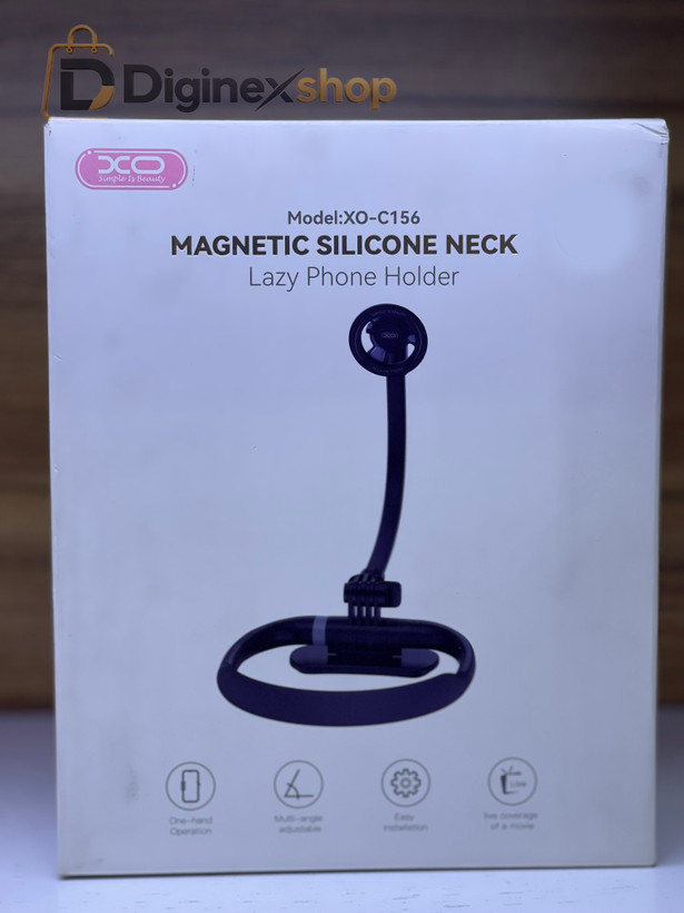 پایه نگهدارنده گردنی موبایل مگنتی سیلیکونی XCO مدل XO-C156 با نخفیف ویژه