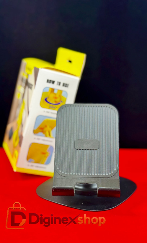 پایه نگهدارنده رومیزی موبایل و تبلت تاشو با چرخش ۳۶۰ درجه BRACKET ZM-0112