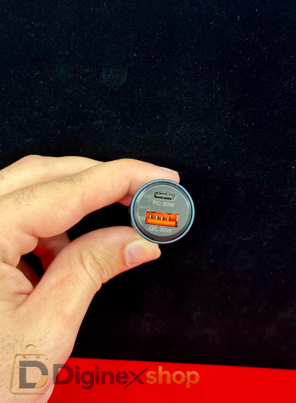 شارژر فندکی خودرو VSMART مدل VS-193 توان ۶۷ وات دو پورت USB